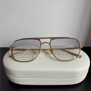 Elise Johnson Gold Frame Women's Sunglasses